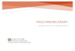 Policy analysis toolkit - Institute for Public Health