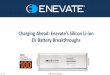 Charging Ahead: Enevate’s Silicon Li-ion EV Battery 