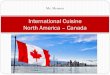 International Cuisine North America – Canada