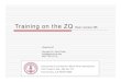 Training on the ZQ Open access MS - Stanford University