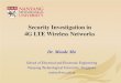 Security Investigation in 4G LTE Wireless Networks