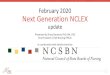 February 2020 Next Generation NCLEX - Nursing Education