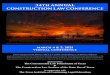 34th ANNUAL CONSTRUCTION LAW CONFERENCE