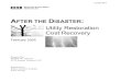 After the Disaster: Utility Restoration Cost Recovery