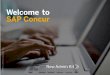 Welcome to SAP Concur
