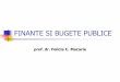 FINANTE SI BUGETE PUBLICE - Babeș-Bolyai University