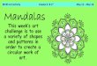 MVES Art Activity Grades K & 1st Mandalas