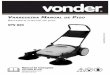 Barredora manual de piso - Vonder