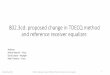 802.3cd: proposed change in TDECQ method and reference 