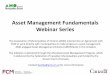 Asset Management Fundamentals Webinar Series