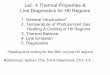 Lec. 4 Thermal Properties & Line Diagnostics for HII Regions