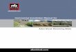 Retaining Wall Installation Manual for Commercial Jobs 