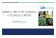 BIODIESEL INDUSTRY OVERVIEW & TECHNICAL UPDATE