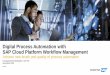 Digital Process Automation with SAP Cloud Platform 