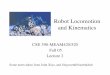 Robot Locomotion and Kinematics - UMD