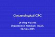 Gynaecological CPC - HKSCCP