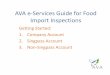 AVA e-Services Guide for Food Import Inspections