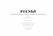 RDM - relationship diagramming method