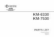 PA KM-7530KM-6330 R TS LIST