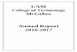 McGehee's Annual Report 2016-2017 - uamont.edu