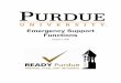 Emergency Support Functions - Purdue University