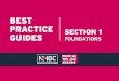 BEST PRACTICE SECTION 1 GUIDES FOUNDATIONS