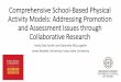Comprehensive School-Based Physical Activity Models 