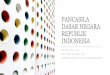 PANCASILA MENJADI DASAR NEGARA REPUBLIK INDONESIA
