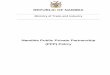 Namibia Public Private Partnership (PPP) Policy