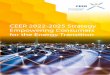 CEER 2022-2025 Strategy Empowering Consumers for the 