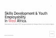 Skills Development & Youth Employability In West Africa