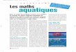 ENTRAÎNEMENT Les maths aquatiques