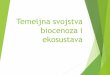 Temeljna svojstva biocenoza i ekosustava - MOZKS-ZZH
