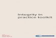 Integrity in practice toolkit - Royal Society