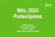 MAL 2023 Puiteohjelma - KUUMA