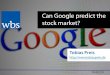 Can Google predict the stock market?