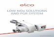 LOW NOx SOLUTIONS AND FGR SYSTEM - Elco Burners