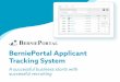 BerniePortal Applicant Tracking System Feature Book