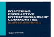 Fostering Productive Entrepreneurship Communities