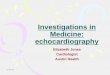 Investigations in Medicine: echocardiography