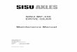 SISU MP-330 DRIVE GEAR Maintenance Manual