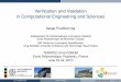 Verification and Validation in Computational Engineering 