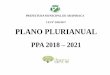 LEI Nº 3283/2017 PLANO PLURIANUAL