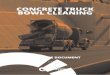 CONCRETE TRUCK BOWL CLEANING