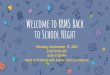Welcome to RRMS Back to School Night