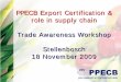 PPECB Export Certification & role in supply chain Trade 