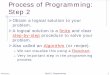 Process of Programming: Step 2