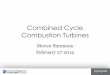 Combined Cycle Combustion Turbines