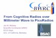 From Cognitive Radios over Millimeter Wave to PicoRadios