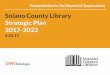 Strategic Plan 2017-2022 Solano County Library 4.25
